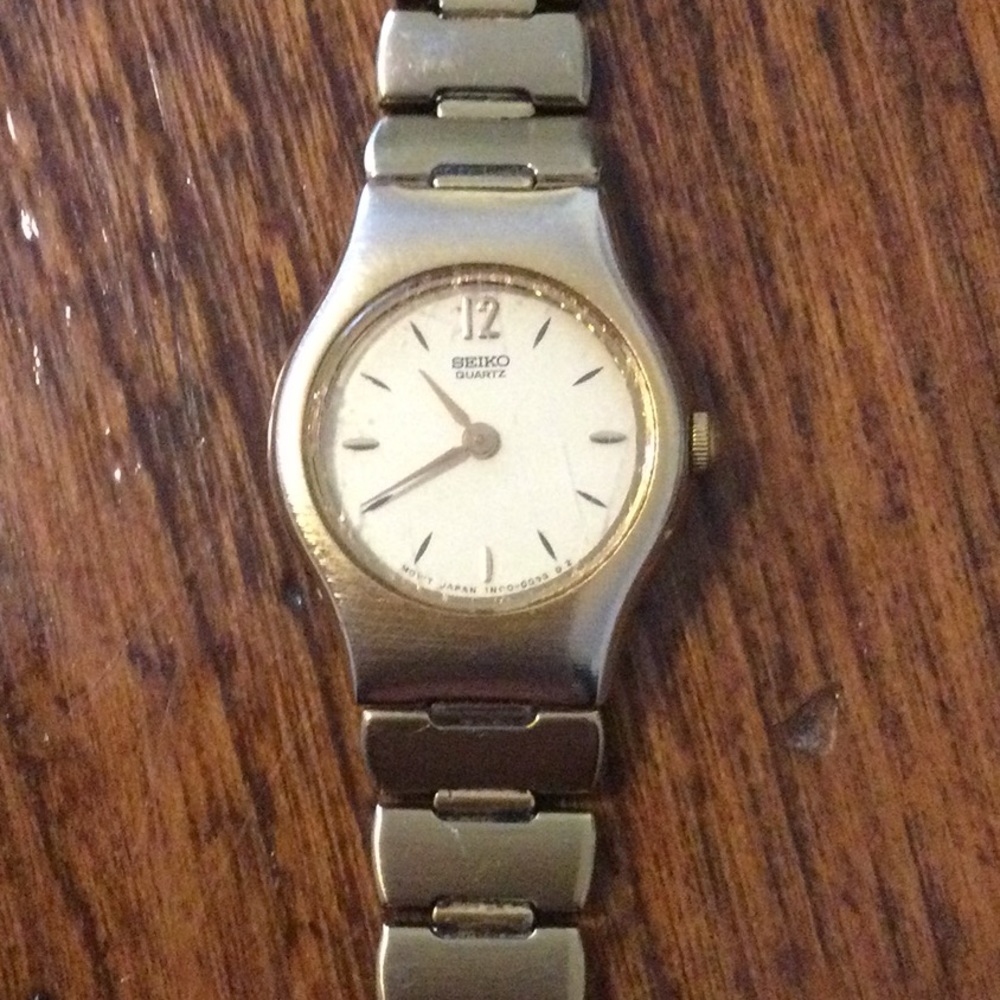 Vintage 14k Gold Plated Seiko Quartz Watch